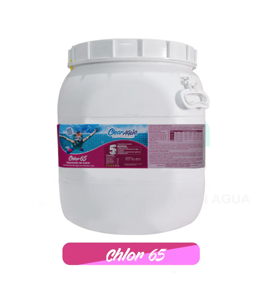 CLORO GRANULADO AQUACHLOR 65, Caneca de 100 lb (45 kg)