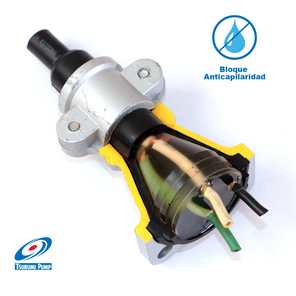 BOMBA TSURUMI 1 HP HS3.75S 220V 1F 600R - Imagen 4